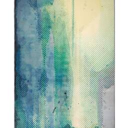 Wyld and Coco Abstract Watercolour Area Rug Multicolour 140 x 200cm Polyester - Size: 140 cm x 200 cm - thumbnail 2