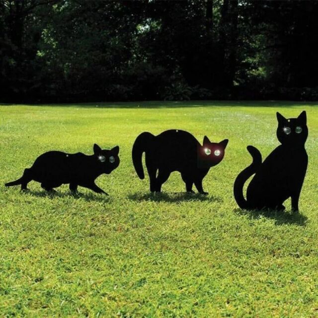 Marco Paul Black Powder Coated Metal Cat Repellent - image 1