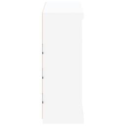 Berkfield Home Sideboard with LED Lights White 81x37x100 cm - Size: 81 x 37 x 100 cm - thumbnail 7