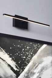 BHS Lighting Dougie Rechargeable Picture Wall Light in Black - thumbnail 4