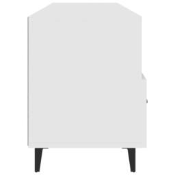 Berkfield Home TV Cabinet White 102x35x50 cm Engineered Wood - Size: 102 x 35 x 50 cm - thumbnail 7
