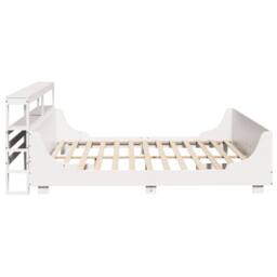 Berkfield Home Sleek Bed Frame without Mattress White 180x200 cm Super King Soli - thumbnail 7