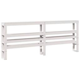Berkfield Home Sleek Bed Frame without Mattress White 180x200 cm Super King Soli - thumbnail 6