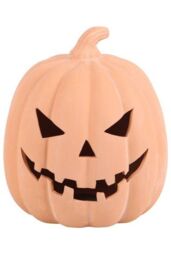 KDMD 22cm Terracotta Pumpkin Ornament in Coral