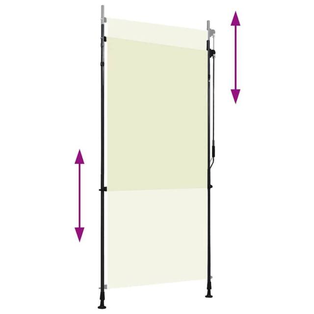 Berkfield Home Outdoor Roller Blind 100x270 cm Cream - image 1