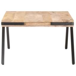 Berkfield Home Coffee Table 114x65x40 cm Solid Mango Wood in Brown - Size: 114 x 65 x 40 cm - thumbnail 3