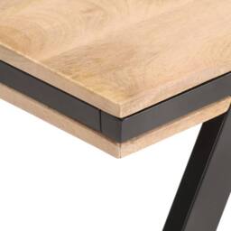 Berkfield Home Coffee Table 114x65x40 cm Solid Mango Wood in Brown - Size: 114 x 65 x 40 cm - thumbnail 5