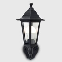 ValueLights Traditional Style Black Outdoor Security PIR Motion Sensor IP44 Rated Wall Light Lantern - thumbnail 4