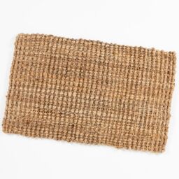 Esselle Whitefield Handwoven Boucle Small Mat in Natural - Size: 44 cm x 75 cm - thumbnail 1
