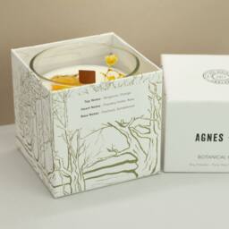 Serenityy Agnes + Cat Botanical Soy Candle - Rydal Oudh in White - thumbnail 4