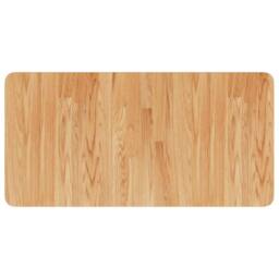 Berkfield Home Basin Shelf Wall Mounted Steel & Solid Wood Oak in Brown - thumbnail 8
