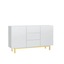 Creative Furniture Diamond Luxe Sideboard 140cm - White - thumbnail 9