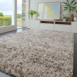 Kukoon Beige Brown Super Soft Shaggy Area Rug in Chocolate - Size: 200 cm x 290 cm - thumbnail 5