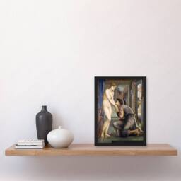 Artery8 Edward Burne Jones Framed Wall Art Pygmalion & Galatea Soul Attains - Size: A3 - thumbnail 2