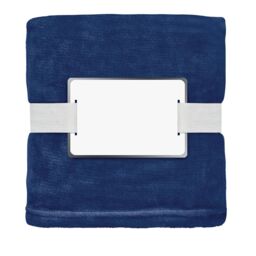 MidOcean Logan RPET Fleece Blanket in Blue - thumbnail 2