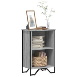 Berkfield Home Bookcase Grey Sonoma 50x31x74.5 cm Engineered Wood - thumbnail 1