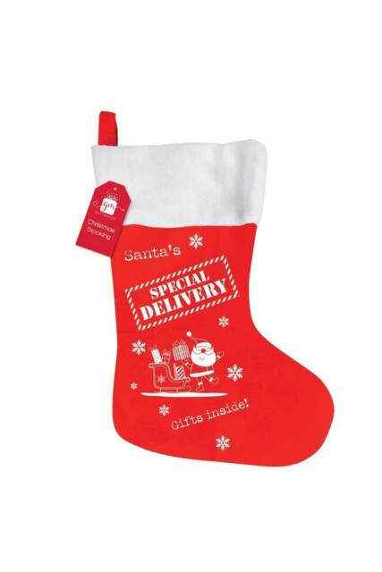KDMD Santas Special Delivery Stocking 5 Pack in Red - image 1