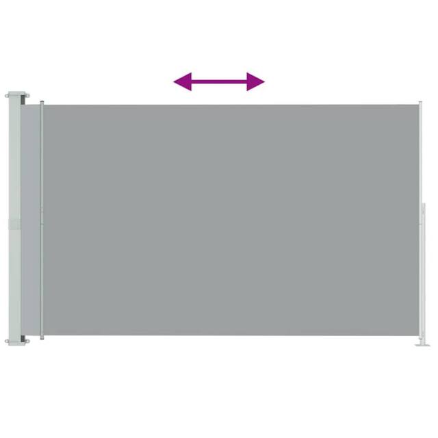 Berkfield Home Patio Retractable Side Awning 180x300 cm Grey - image 1