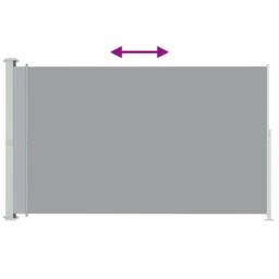 Berkfield Home Patio Retractable Side Awning 180x300 cm Grey - thumbnail 1