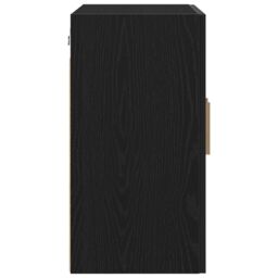 Berkfield Home Black Oak Wall Cabinet - 60x30x60 cm, Made from Engineered Wood - Size: 60 x 30 x 60 cm - thumbnail 8