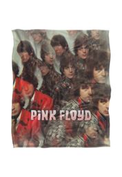 Pink Floyd The Piper At The Gates of Dawn Silky Touch Super Soft Throw Blanket 152 X 127 cm in White - thumbnail 1
