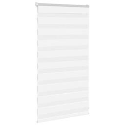 Berkfield Home Elegant Zebra Blind White 70x100 cm Fabric Width 65.9 cm Polyester - thumbnail 1