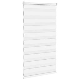 Berkfield Home Elegant Zebra Blind White 70x100 cm Fabric Width 65.9 cm Polyester - thumbnail 4