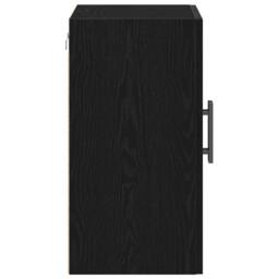 Berkfield Home Wall Cabinet Black Oak 60x31x60 cm Engineered Wood - Size: 60 x 31 x 60 cm - thumbnail 7