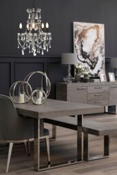 Orsina Kensington Townhouse 5 Bulbs Chandelier in Black - thumbnail 2