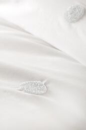 Appletree 'Dot Garden' 100% Cotton Embellished Duvet Cover Set in White - Size: King - thumbnail 2