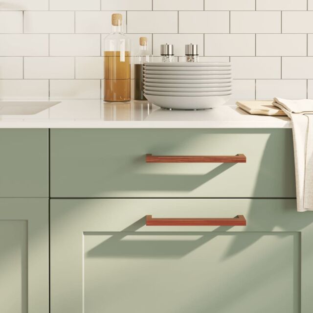 Berkfield Home Cabinet Handles 5 pcs Bronze 192 mm Stainless Steel in Brown - image 1