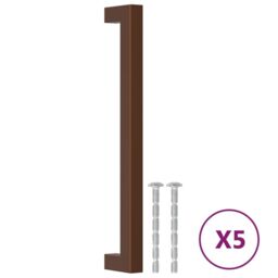 Berkfield Home Cabinet Handles 5 pcs Bronze 192 mm Stainless Steel in Brown - thumbnail 2