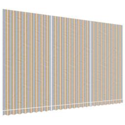Berkfield Home Replacement Fabric for Awning Multicolour Stripe 6x3.5 m - thumbnail 2