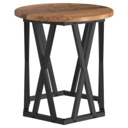 Berkfield Home Nesting Side Tables (Set of 2) - Rustic Wood Look, Made of Engineered Wood in Brown - thumbnail 7