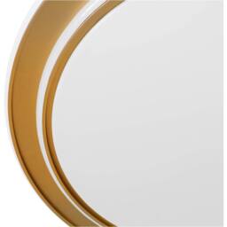 Loops Stylish 49cm Gold-Coloured LED Ceiling Light for Modern Indoor Spaces in White - thumbnail 5