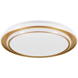 Loops Stylish 49cm Gold-Coloured LED Ceiling Light for Modern Indoor Spaces in White - thumbnail 1