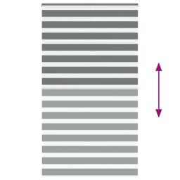 Berkfield Home Elegant Zebra Blind Dark Grey 125x230 cm Fabric Width 120.9 cm Po - thumbnail 5