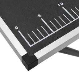 Berkfield Home Folding Pasting Table MDF & Aluminium 300x60x78 cm in Black - Size: 300 x 60 x 78 cm - thumbnail 9