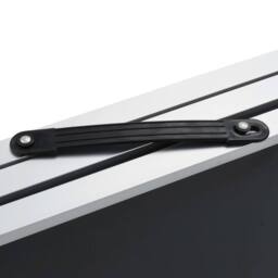 Berkfield Home Folding Pasting Table MDF & Aluminium 300x60x78 cm in Black - Size: 300 x 60 x 78 cm - thumbnail 7