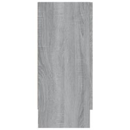 Berkfield Home Vitrine Cabinet Grey Sonoma 120x30.5x70 cm Engineered Wood - thumbnail 4