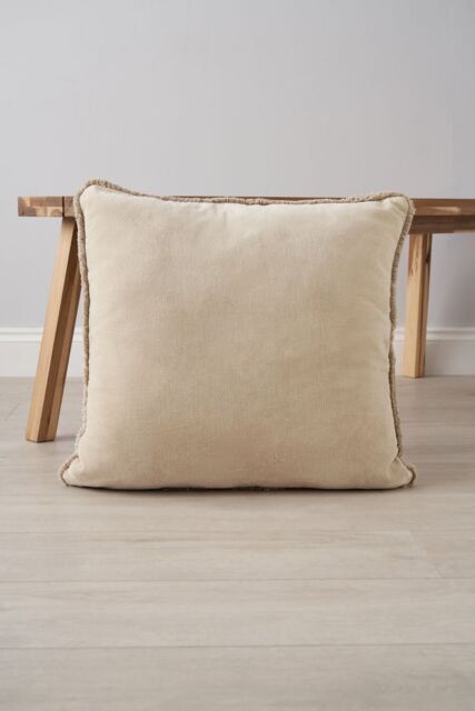 BHS Camille Cushion in Natural - Size: 55 cm x 55 cm - image 1