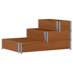 Berkfield Home 3-Tier Raised Bed Brown 120x80 cm Solid Wood Pine - thumbnail 5