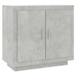 Berkfield Home Sideboard Concrete Grey 80x40x75 cm Engineered Wood - Size: 80 x 40 x 75 cm - thumbnail 2