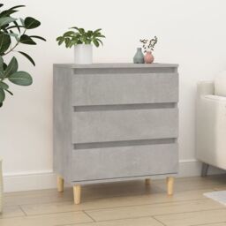 Berkfield Home Sideboard Concrete Grey 60x35x70 cm Engineered Wood - Size: 60 x 35 x 70 cm - thumbnail 1