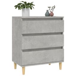 Berkfield Home Sideboard Concrete Grey 60x35x70 cm Engineered Wood - Size: 60 x 35 x 70 cm - thumbnail 4