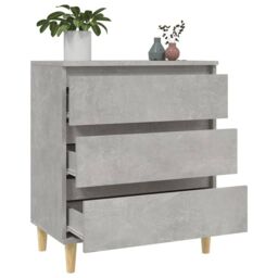 Berkfield Home Sideboard Concrete Grey 60x35x70 cm Engineered Wood - Size: 60 x 35 x 70 cm - thumbnail 5