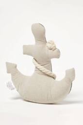 Homescapes Weighted Anchor Fabric Doorstop in Grey - thumbnail 3