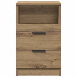 Berkfield Home Elegant Bedside Cabinet Artisan Oak 40x36x65 cm Engineered Wood in Brown - Size: 40 x 36 x 65 cm - thumbnail 6