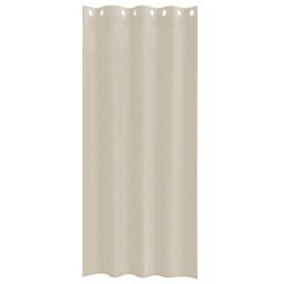 Berkfield Home Curtains with Curtains 2 pcs Sand 140 x 245 cm Polyester in Beige - thumbnail 3
