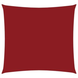 Berkfield Home Sunshade Sail Oxford Fabric Square 3.6x3.6 m Red - thumbnail 2